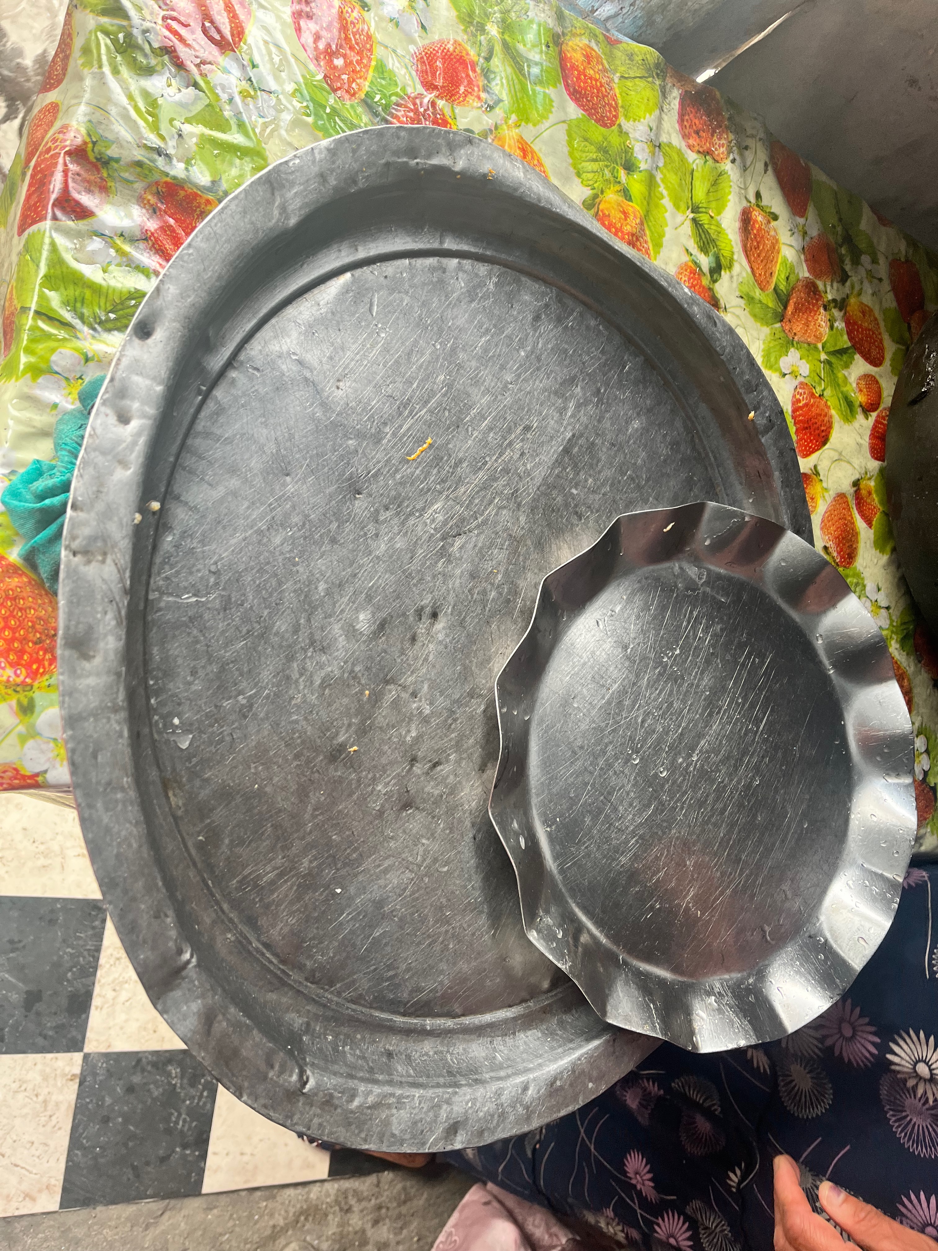 Pots made by a Turkish Tinsmith in Babadag, Tulcea County, July 2023
